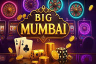 A professional and eye-catching thumbnail for a Big Mumbai Game blog. The image features a vibrant, high-tech background with golden and blue hues, showcasing a mobile smartphone displaying the Big Mumbai Game app interface. Bold, 3D text overlays prominently display "BIG MUMBAI GAME LOGIN" and "GET ₹1000 BONUS.